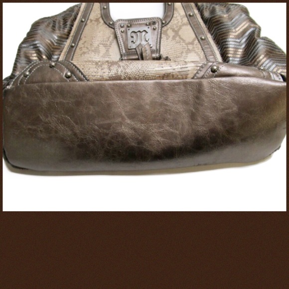 Miss Me Bronze Sequin Snakeskin Print Shoulder Bag - Picture 4 of 8